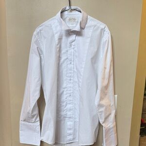 Bill Blass premier pima White Tuxedo Shirt Men’s 16/32/33 Formal Evening Wear